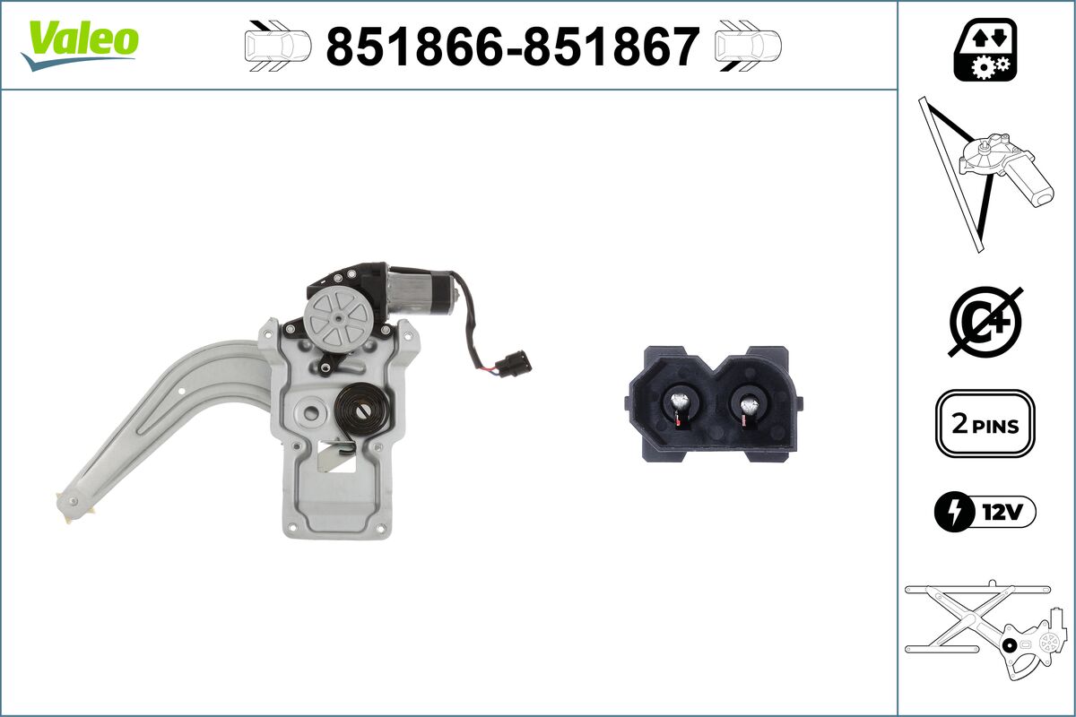 VALEO 851866 Window...